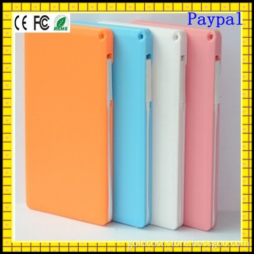 Cheap Novelty 2600mAh Thin Power Bank (gc-pb29)